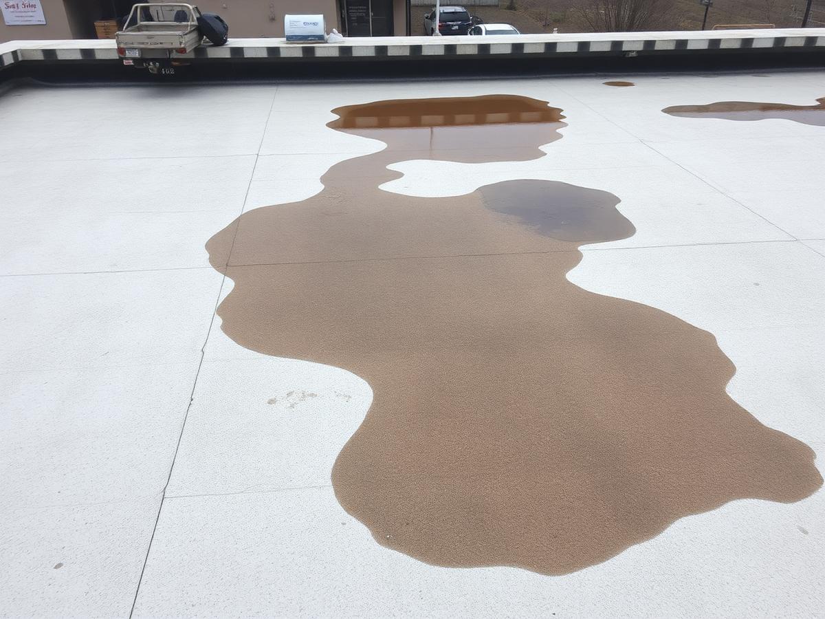 Commercial TPO replacement in Orlando, FL before work started